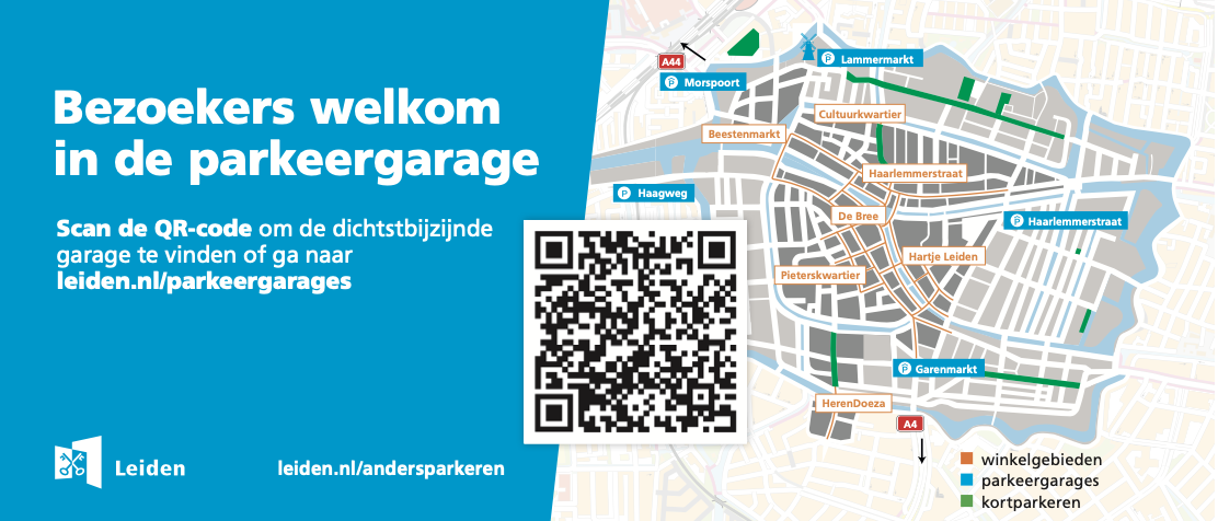 Routewijzer in Leiden